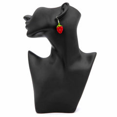 Strawberry Crochet Earrings