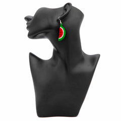 Watermelon Crochet Earrings