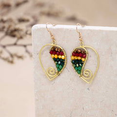 Sparkle Bead Drop Earrings