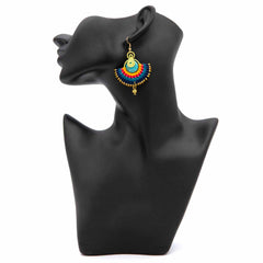 Macrame Colourful Earrings-Earrings-Siesta Crafts