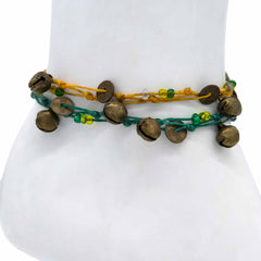 Coin and Bell Anklet-Anklets-Siesta Crafts