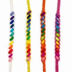 Rainbow Bead Bracelet-Bracelets & Wristbands-Siesta Crafts