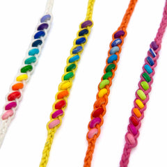 Rainbow Bead Bracelet-Bracelets & Wristbands-Siesta Crafts