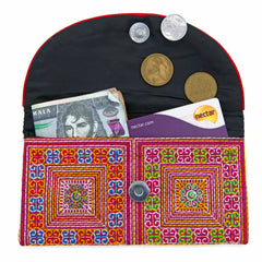 Hill Tribe Material Purse-Bags & Purses-Siesta Crafts