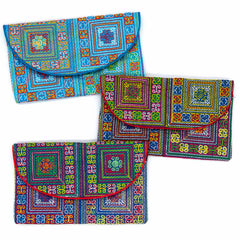Hill Tribe Material Purse-Bags & Purses-Siesta Crafts