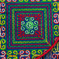 Hill Tribe Material Purse-Bags & Purses-Siesta Crafts
