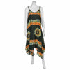 Muted Tie Dye Strappy Dress-Dresses-Siesta Crafts