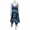 Muted Tie Dye Strappy Dress-Dresses-Siesta Crafts