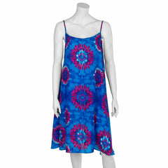 Bright and Bold Tie Dye Strappy Dress-Dresses-Siesta Crafts