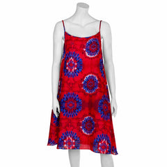Bright and Bold Tie Dye Strappy Dress-Dresses-Siesta Crafts