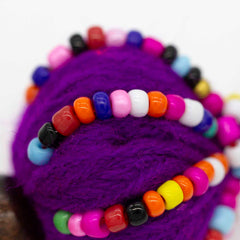 Hill Tribe Colourful Keyring-Keyrings & Bag Charms-Siesta Crafts