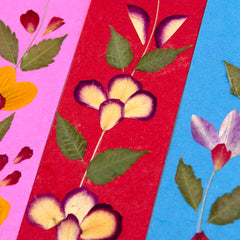 Thai Flower Bookmarks - Pack of 8-Office & Stationery-Siesta Crafts