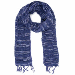 Woven Cotton Scarf-Scarves-Siesta Crafts