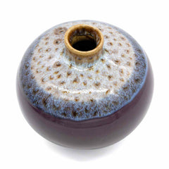 Drip Glaze Bud Vase-Plant Pots, Vases & Hangers-Siesta Crafts