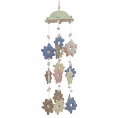 Flower Power Ceramic Windchime-Garden & Outdoors-Siesta Crafts