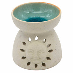 Sun Crystal Glaze Oil Burner-Incense Holders-Siesta Crafts