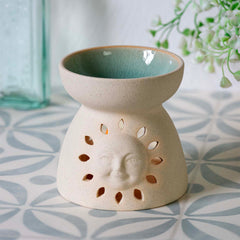 Sun Crystal Glaze Oil Burner-Incense Holders-Siesta Crafts