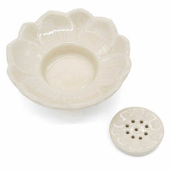 Lotus Ceramic Multi Incense Holder-Incense Holders-Siesta Crafts