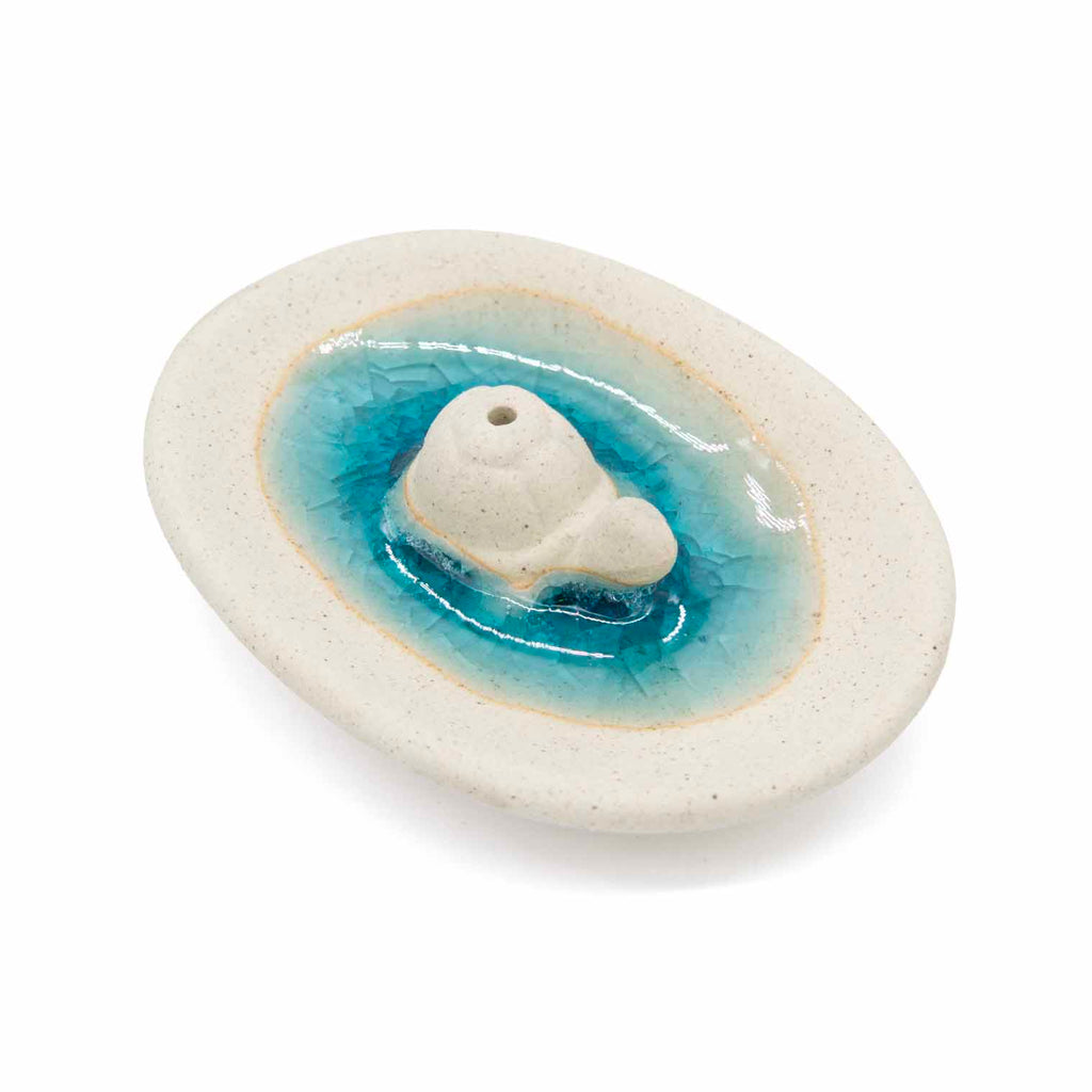Turtle Lagoon Incense Holder-Incense Holders-Siesta Crafts