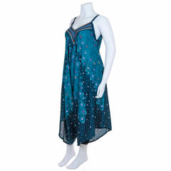 Cami Harem Peacock Feather Jumpsuit