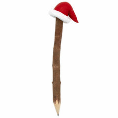 Santa Hat Sawdust Pencil-Office & Stationery-Siesta Crafts