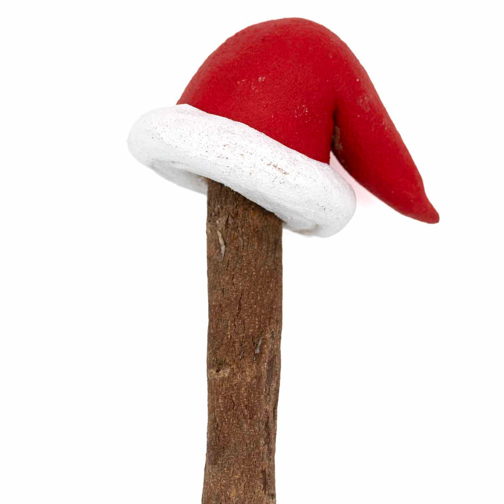 Santa Hat Sawdust Pencil-Office & Stationery-Siesta Crafts