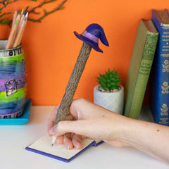 Witch's Hat Sawdust Pencil-Office & Stationery-Siesta Crafts