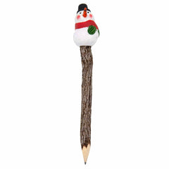 Snowman Sawdust Pencil-Office & Stationery-Siesta Crafts