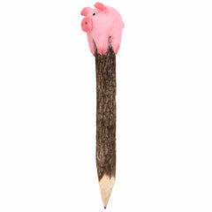 Pig Sawdust Pencil-Office & Stationery-Siesta Crafts