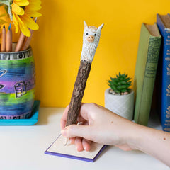 Llama Sawdust Pencil-Office & Stationery-Siesta Crafts