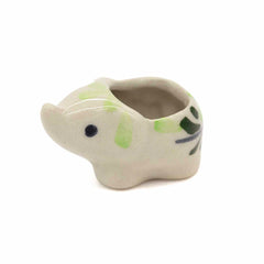 Tiny Animal Pot - Elephant-Storage & Organisation-Siesta Crafts