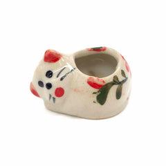 Tiny Animal Pot - Cat-Storage & Organisation-Siesta Crafts