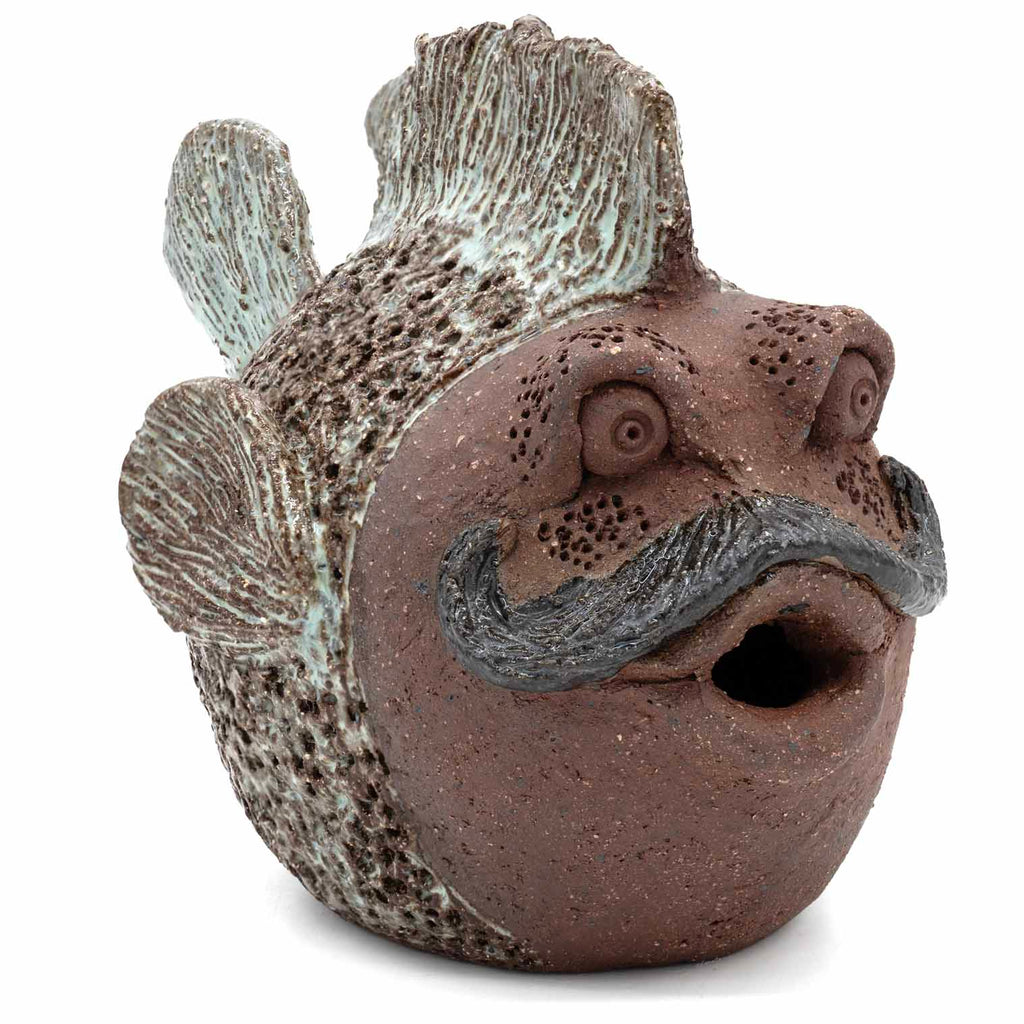 The Perfect Gentleman - Ceramic Fish-Ornaments & Figurines-Siesta Crafts