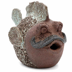 The Perfect Gentleman - Ceramic Fish-Ornaments & Figurines-Siesta Crafts