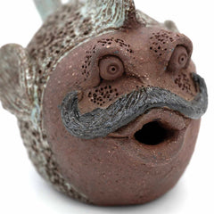 The Perfect Gentleman - Ceramic Fish-Ornaments & Figurines-Siesta Crafts