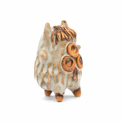 Ceramic Mini Monster - Three Eyes-Ornaments & Figurines-Siesta Crafts