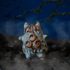 Ceramic Mini Monster - Three Eyes
