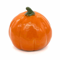Jack-o'-Lantern Pumpkin Ceramic Figurine-Ornaments & Figurines-Siesta Crafts