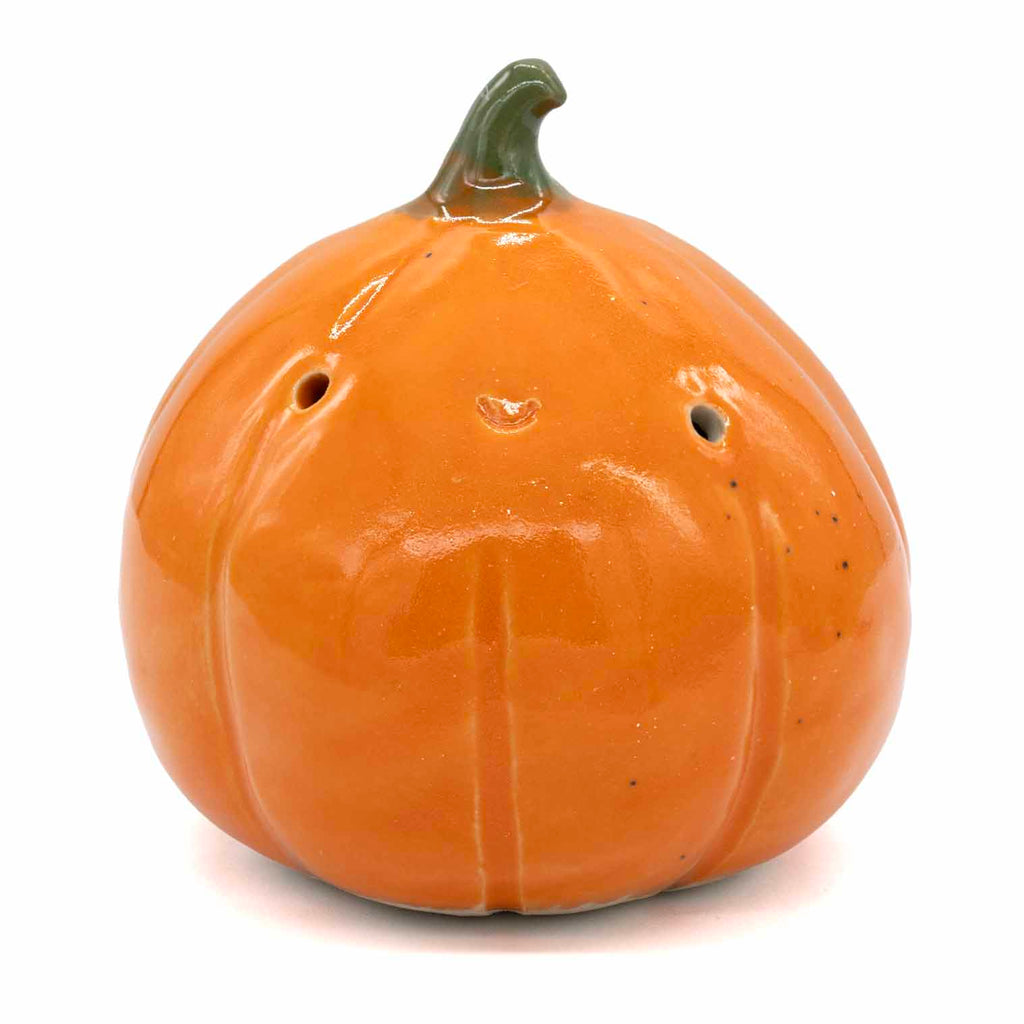 Cute Pumpkin Ceramic Figurine-Ornaments & Figurines-Siesta Crafts