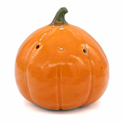 Cute Pumpkin Ceramic Figurine-Ornaments & Figurines-Siesta Crafts
