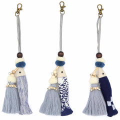 Hill Tribe Sardine Bag Charm-Keyrings & Bag Charms-Siesta Crafts