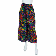 Kaleidoscope Wide Leg Trousers-Trousers-Siesta Crafts