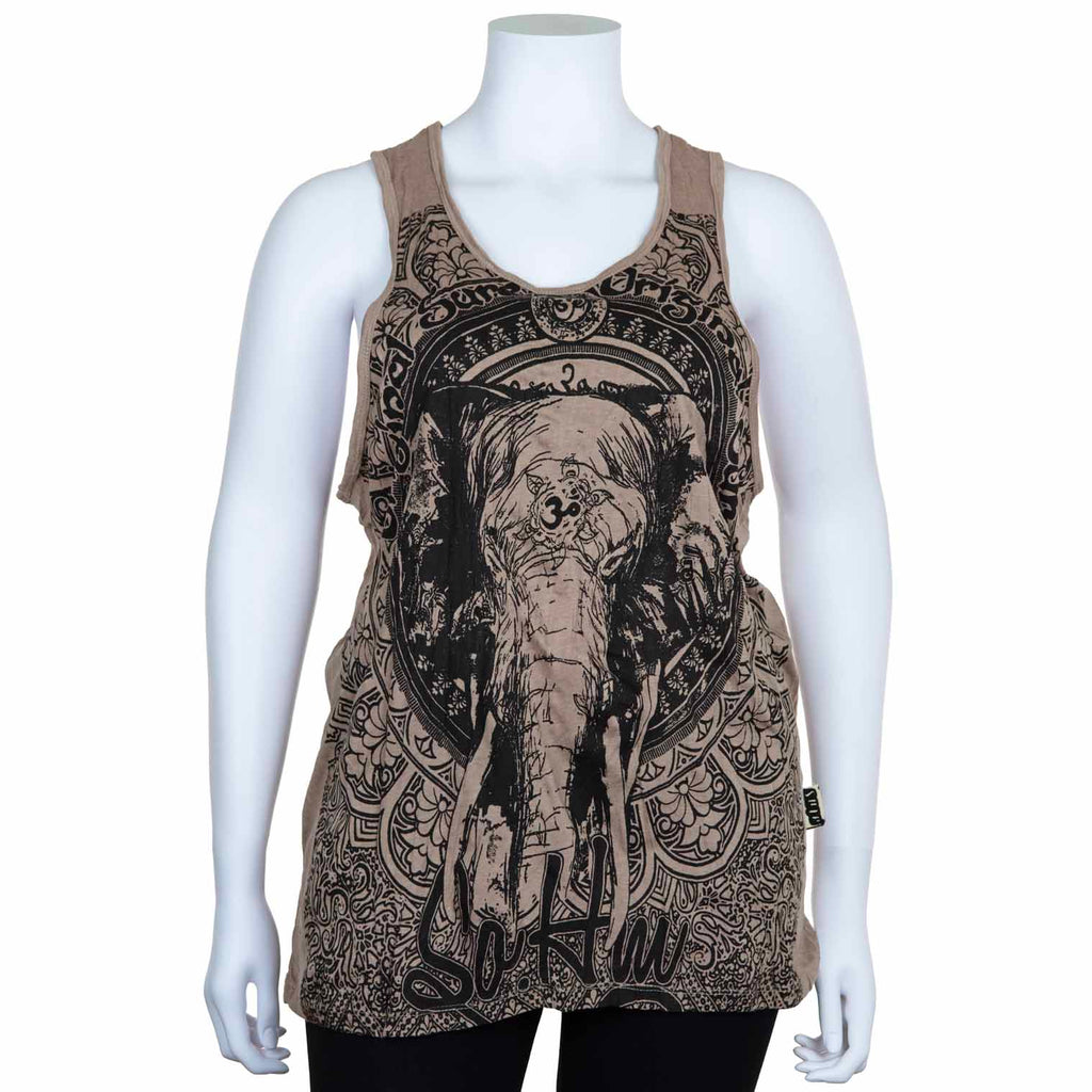 Sure Design T-Shirts - Elephant Vest-T-Shirts-Siesta Crafts