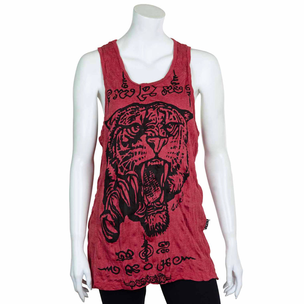Sure Design T-Shirts - Tiger Vest-T-Shirts-Siesta Crafts