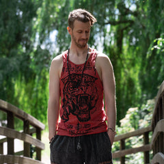 Sure Design T-Shirts - Tiger Vest-T-Shirts-Siesta Crafts
