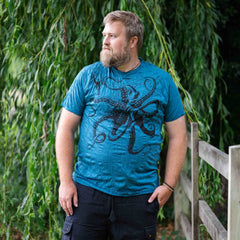 Sure Design T-Shirts - Octopus T-Shirt-T-Shirts-Siesta Crafts