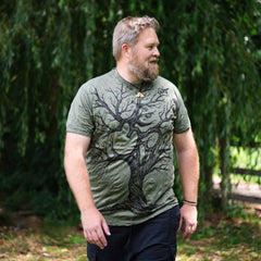 Sure Design T-Shirts - Om Tree T-Shirt-T-Shirts-Siesta Crafts