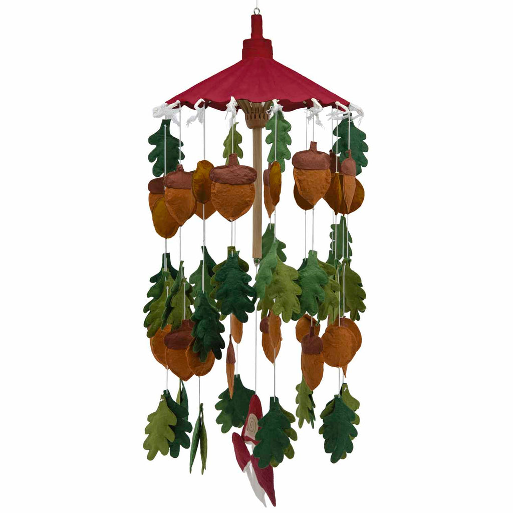 Woodland Mushroom Saa Paper Mobile-Home Décor-Siesta Crafts