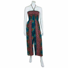 Split Leg Jumpsuit-Dungarees & Jumpsuits-Siesta Crafts