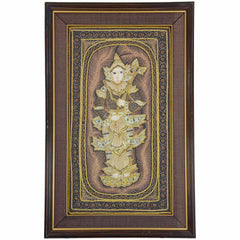 Framed Vintage Kalaga Tapestry No.17 - Thagyamin Nat